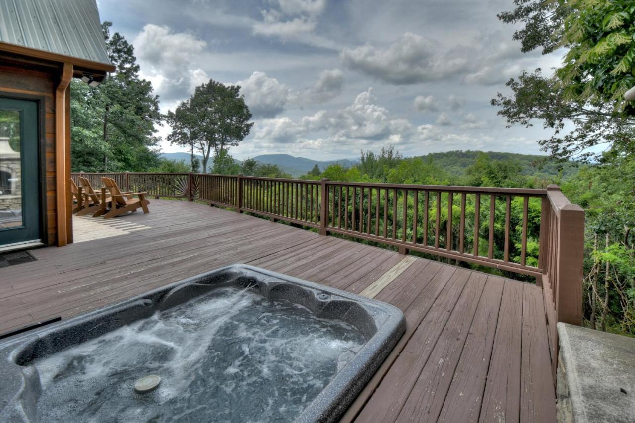 Champagne Chalet - Cuddleup Villa Morganton Eksteriør billede